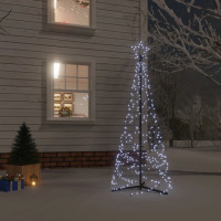 Produktbild för Julgranskon kallvit 200 LEDs 70x180 cm