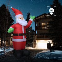 Produktbild för Uppblåsbar jultomte LED IP20 600 cm XXL