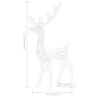 Produktbild för Juldekoration ren akryl 140 LED 120 cm kallvit