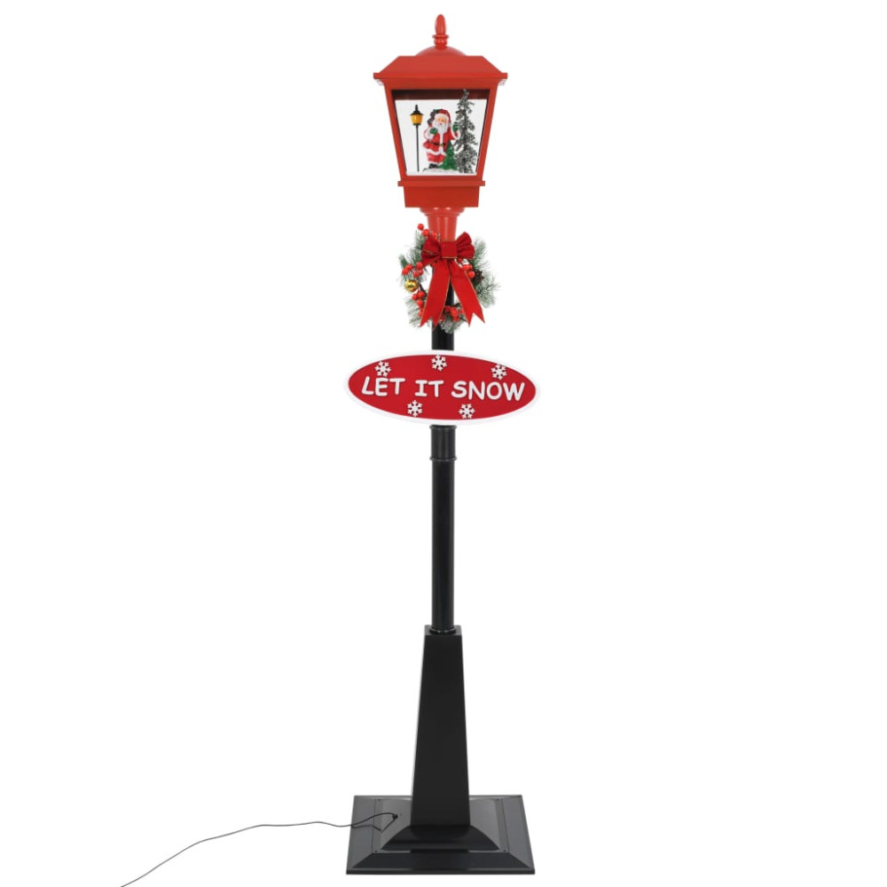 Produktbild för Gatlykta med jultomte 180 cm LED