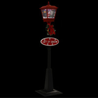 Produktbild för Gatlykta med jultomte 180 cm LED