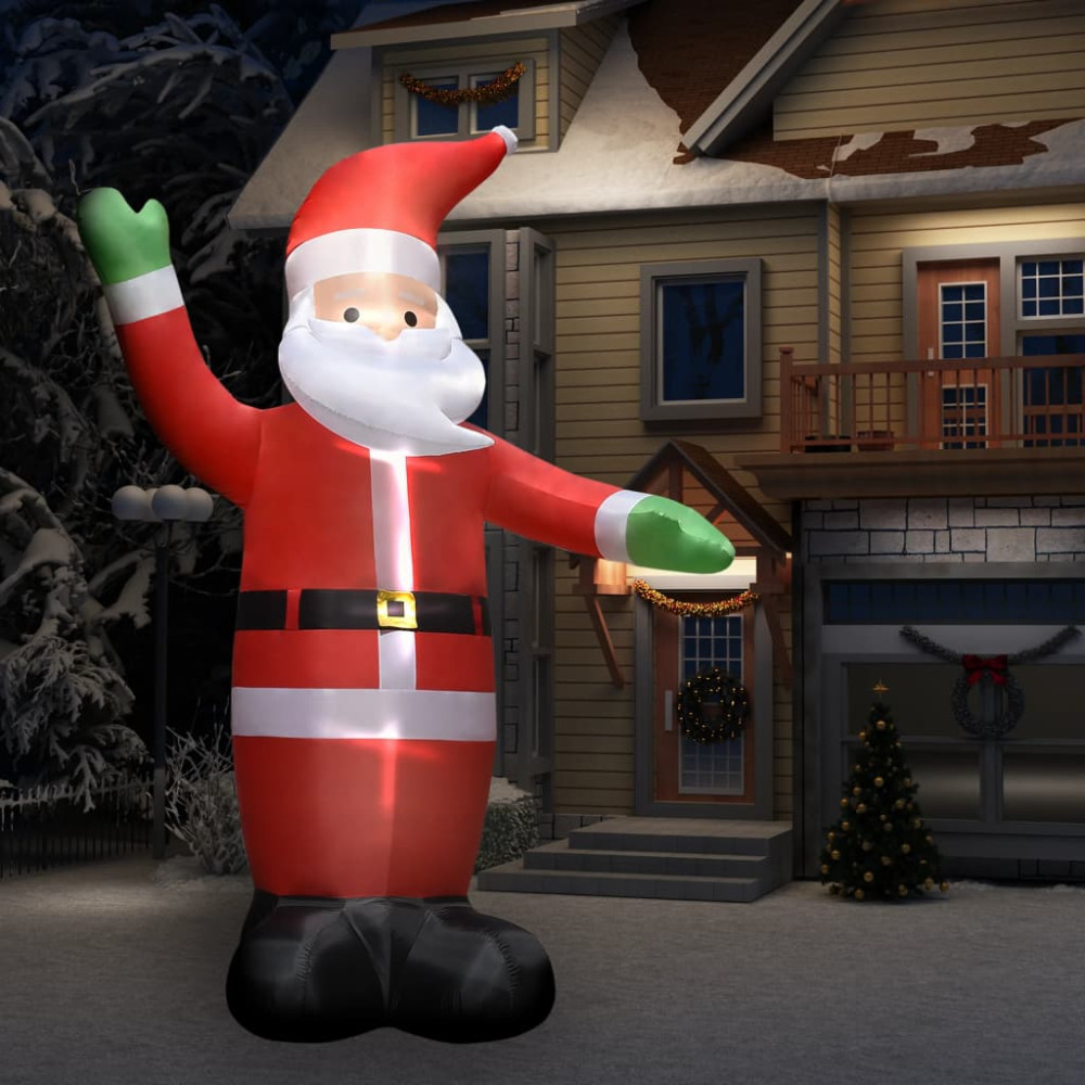 Produktbild för Uppblåsbar jultomte med LED IP44 4,5 m