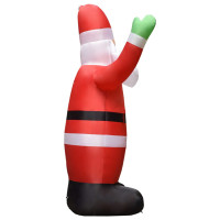 Produktbild för Uppblåsbar jultomte med LED IP44 4,5 m