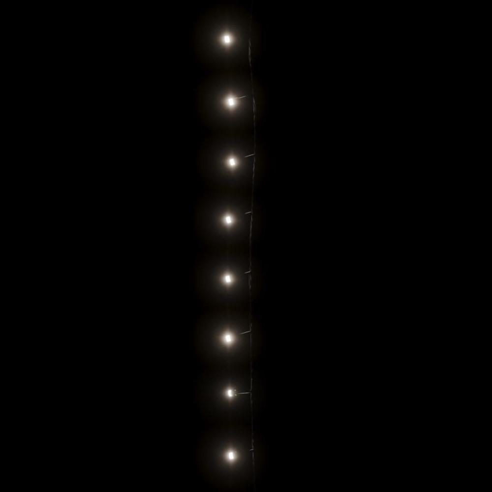 Produktbild för Ljusslinga med 300 LED kallvit 30 m PVC