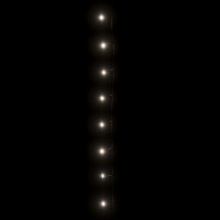 Produktbild för Ljusslinga med 300 LED kallvit 30 m PVC