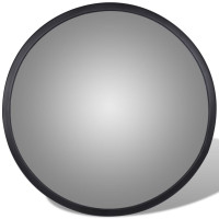 Produktbild för Konvex trafikspegel för inomhusbruk akryl 30 cm svart