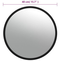 Miniatyr av produktbild för Konvex trafikspegel inomhusbruk svart Ø40 cm akryl