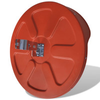 Produktbild för Konvex trafikspegel PC-Plast 60 cm utomhusbruk orange