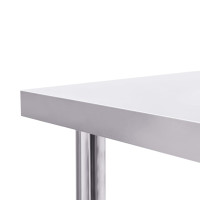 Produktbild för Arbetsbord 80x60x85 cm rostfritt stål