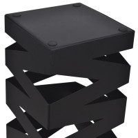 Miniatyr av produktbild för Paraplyställ 48,5 cm fyrkantig stål svart