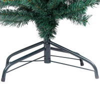 Produktbild för Smal plastgran med fot grön 120 cm PVC