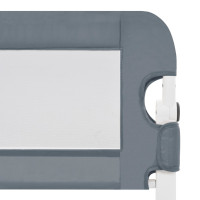 Miniatyr av produktbild för Sängskena för barn grå 180x42 cm polyester