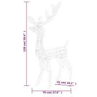 Produktbild för Juldekoration ren akryl 140 LED 120 cm blå