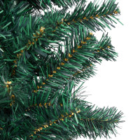 Produktbild för Smal plastgran med fot grön 180 cm PVC