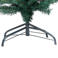 Produktbild för Smal plastgran med fot grön 180 cm PVC