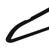 Produktbild för Klädgalgar 100 st halkfria svart sammet