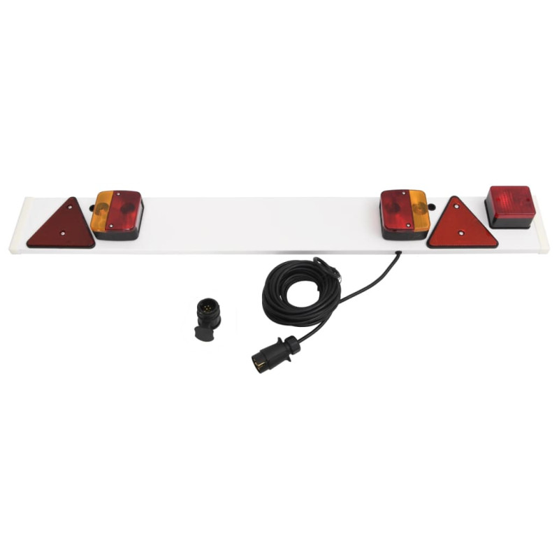 Produktbild för Släpvagnsbelysning röd 115x7x14 cm 12V klassisk glödlampa