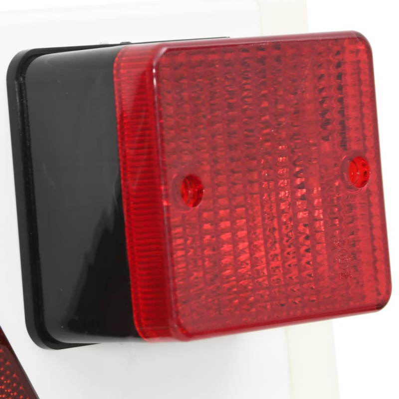 Produktbild för Släpvagnsbelysning röd 115x7x14 cm 12V klassisk glödlampa
