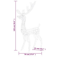 Produktbild för Juldekoration ren akryl 140 LED 120 cm flerfärgad