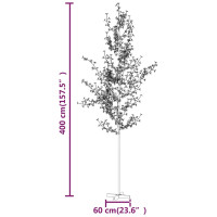 Produktbild för Körsbärsträd med LED varmvit 672 lysdioder 400 cm