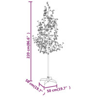 Produktbild för Körsbärsträd med LED varmvit 220 lysdioder 220 cm