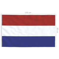 Produktbild för Nederländernas flagga 90x150 cm