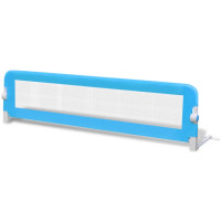 Produktbild för Sängskena för barnsäng 150 x 42 cm blå