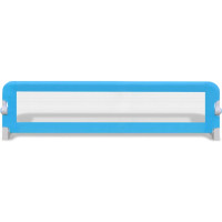 Produktbild för Sängskena för barnsäng 150 x 42 cm blå