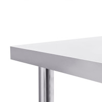 Produktbild för Arbetsbord 60x60x85 cm rostfritt stål