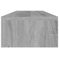 Miniatyr av produktbild för Skärmställ grå sonoma 100x24x13 cm konstruerat trä