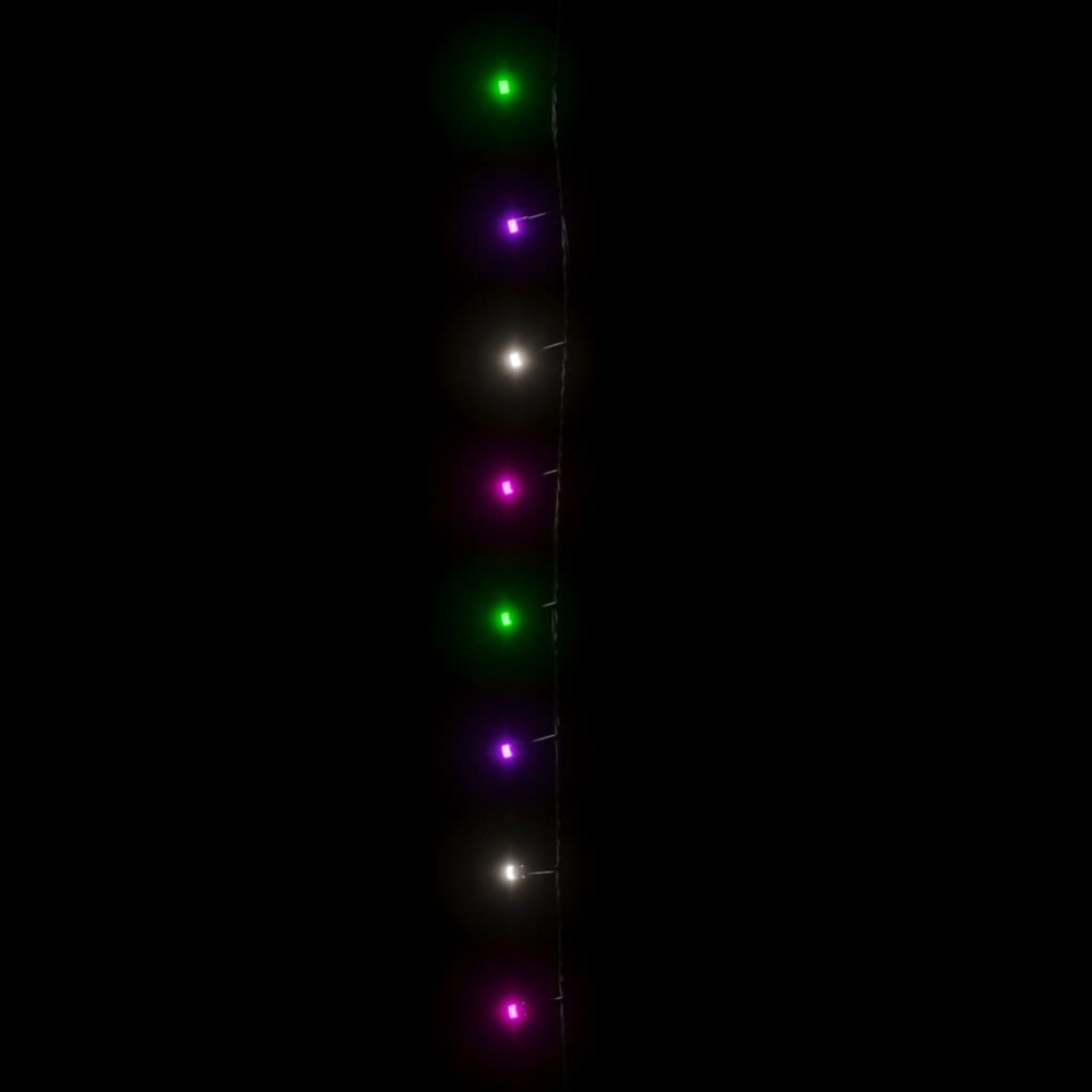 Produktbild för Ljusslinga med 400 LED flerfärgad pastell 40 m PVC