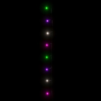 Produktbild för Ljusslinga med 400 LED flerfärgad pastell 40 m PVC