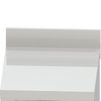 Produktbild för Diskbänk för storkök med 3 lådor rostfritt stål