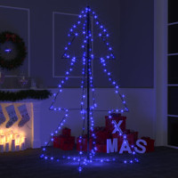 Produktbild för Ljuskon för julgran 200 LED inne/ute 98x150 cm