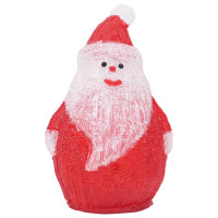 Produktbild för Jultomte med LED-belysning akryl inne/ute 28 cm