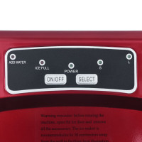 Miniatyr av produktbild för Ismaskin röd 1,4 L 15 kg / 24 h