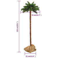 Produktbild för Konstpalm med LEDs 150 cm