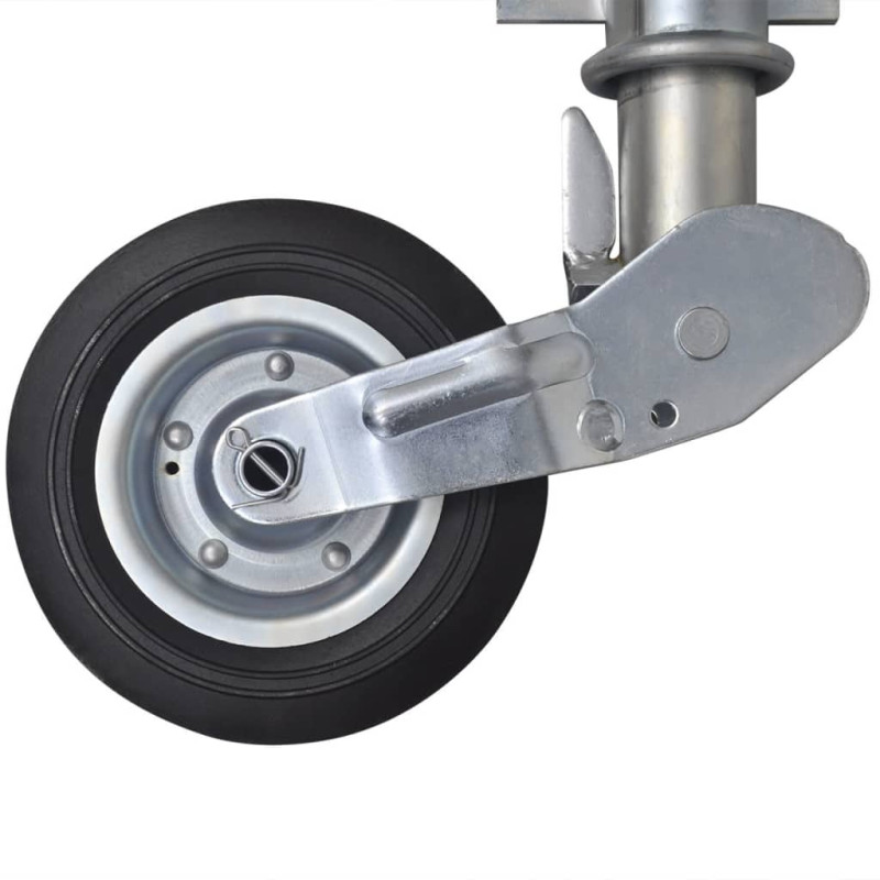 Produktbild för Kraftigt och fällbart stödhjul 60 mm