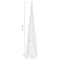 Produktbild för Ljuskon LED akryl varmvit 90 cm