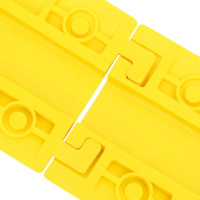 Miniatyr av produktbild för Kabelbryggor 4 st 98,5 cm gul