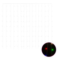 Produktbild för Ljusdraperi 3x3 m 300 lysdioder flerfärgad 8 funktioner