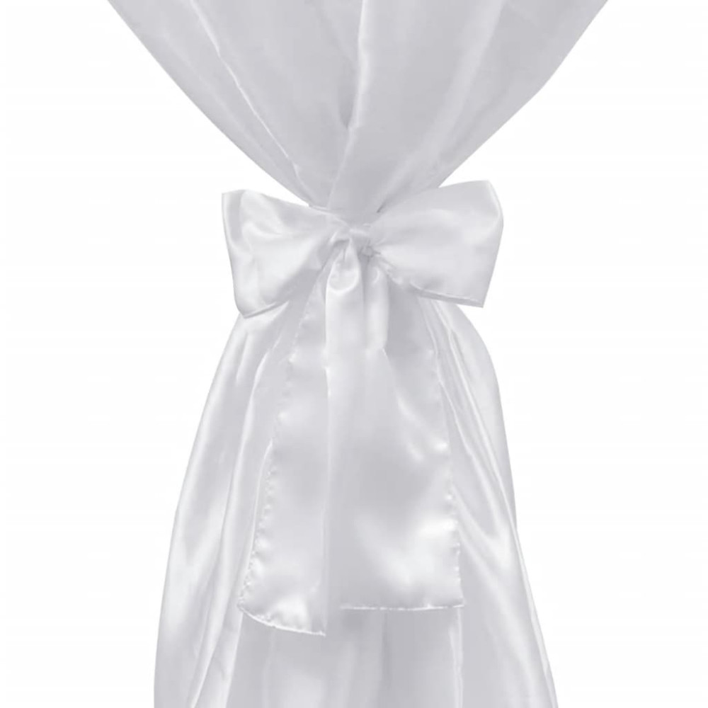 Produktbild för Vit bordsduk med rosett 60 cm 2-pack