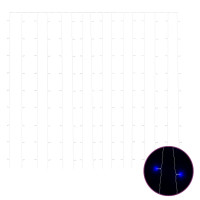 Produktbild för Ljusdraperi 3x3 m 300 lysdioder blå 8 funktioner