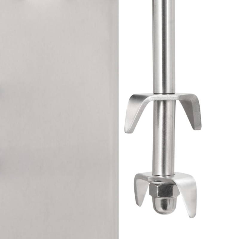 Produktbild för Milkshakeblender med dubbla koppar rostfritt stål 2 L