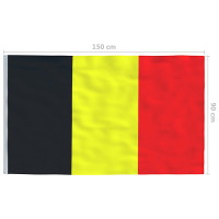 Produktbild för Belgiens flagga 90x150 cm