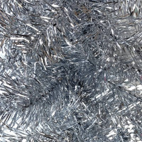 Produktbild för Julgirlang med LED-lampor 10 m silver