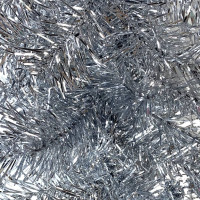 Produktbild för Julgirlang med LED-lampor 20 m silver