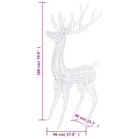 Produktbild för Julren 2 st akryl 250 LED 180 cm flerfärgad