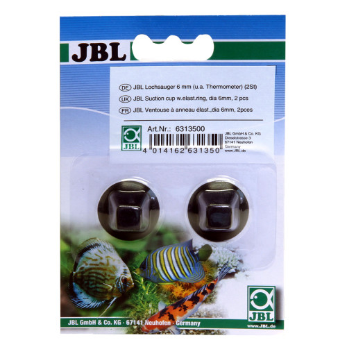 JBL Sugkopp till 6-7mm Termometrar 2-p JBL