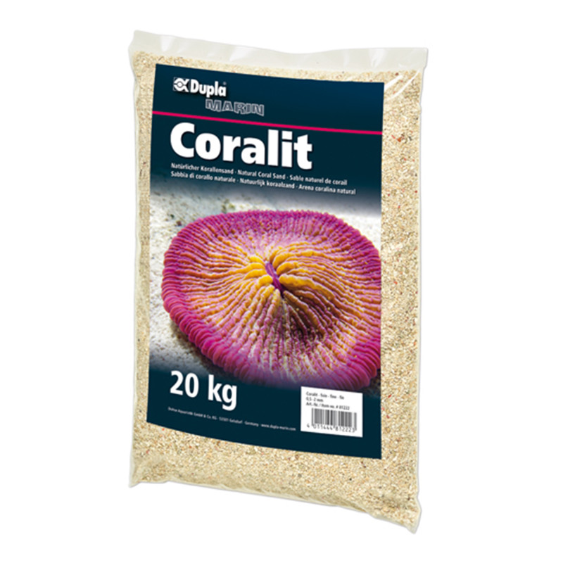 Produktbild för Korallgrus Coralit Dupla  0,5-2.0mm Fin 20 kg